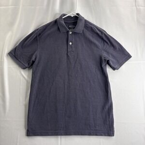 Merona The Ultimate Polo Shirt Men's Small Black Formal Short Sleeve